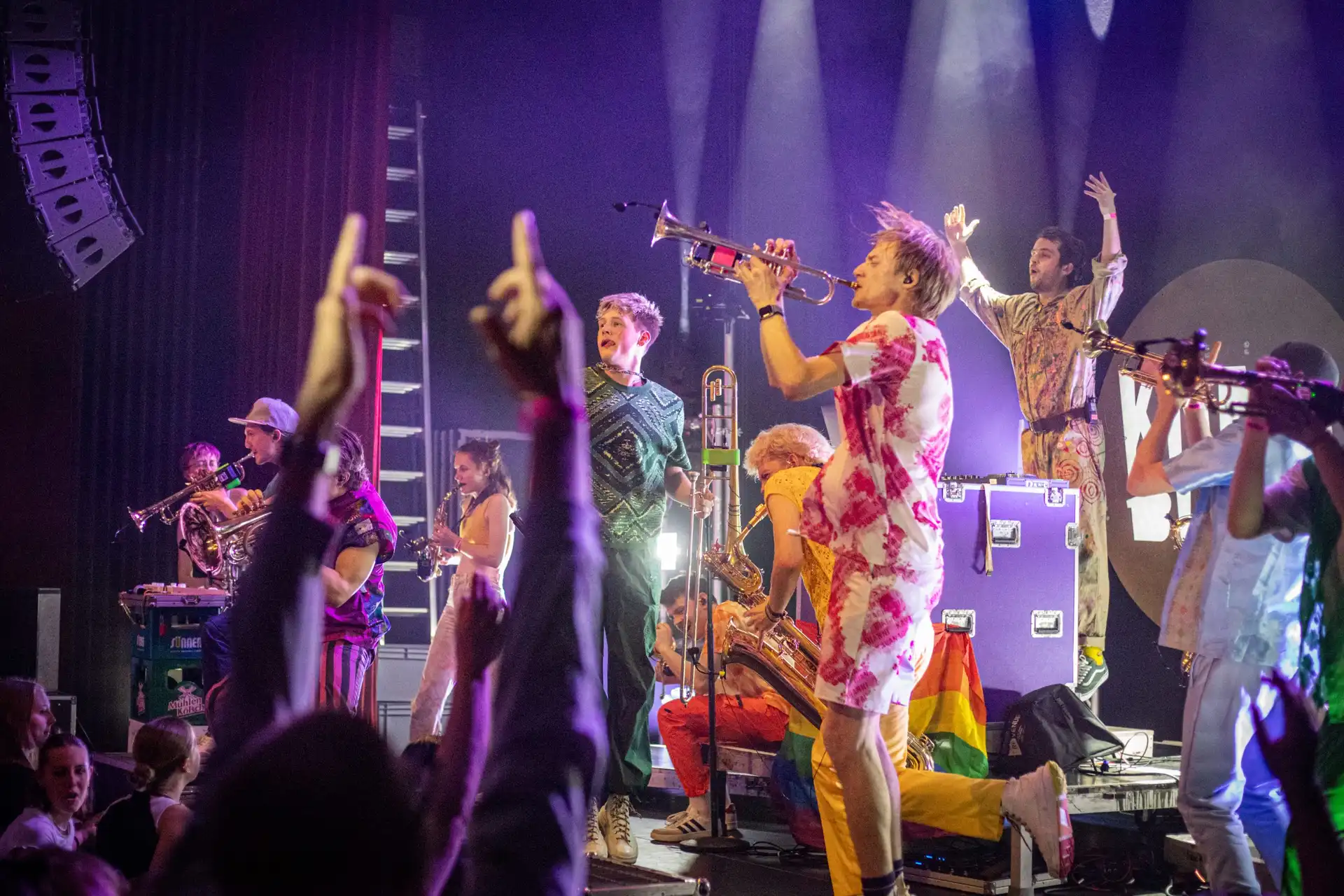 Knallblech — Brassband live auf der B&uuml;hne